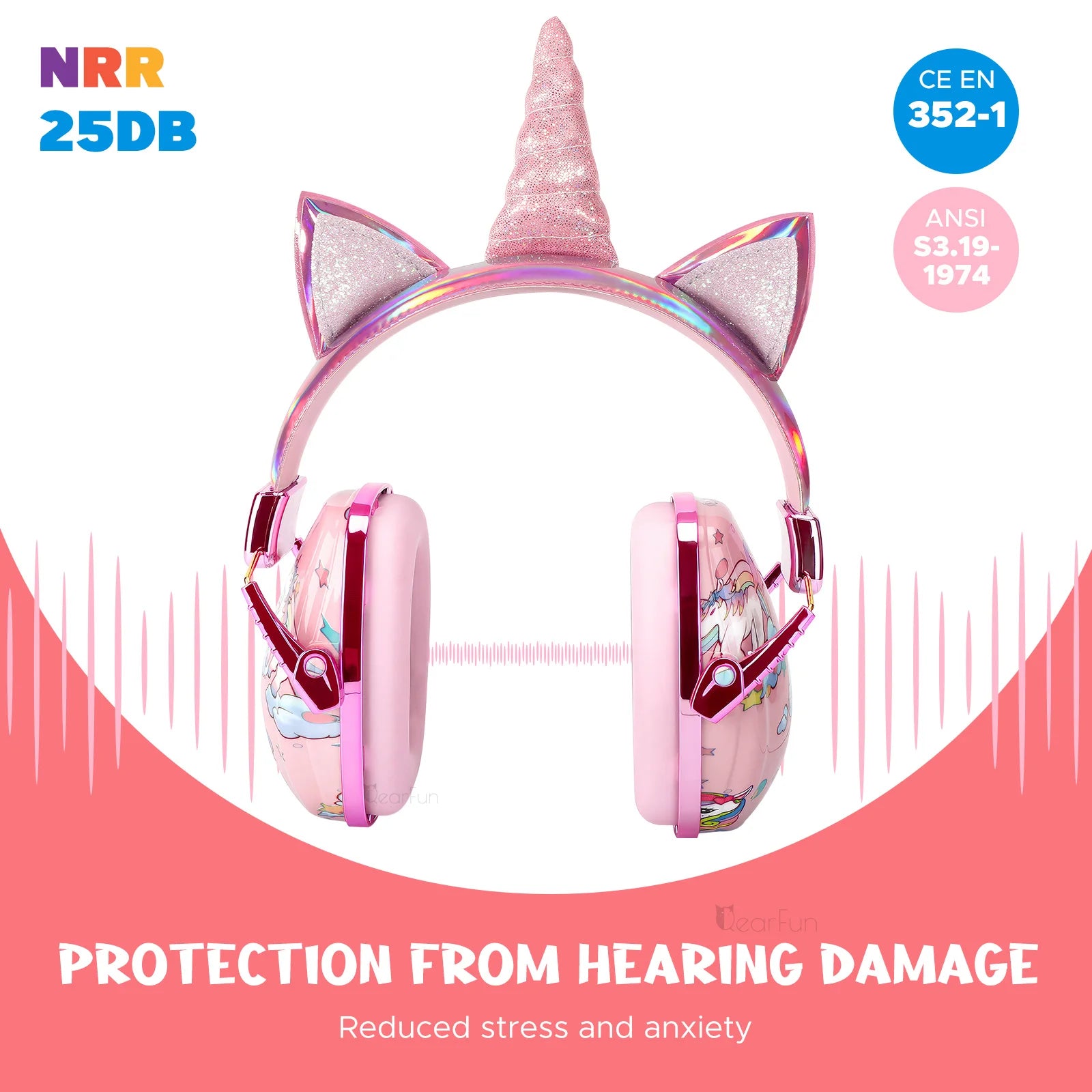 Kids Unicorn Earmuffs & Dino Earmuffs