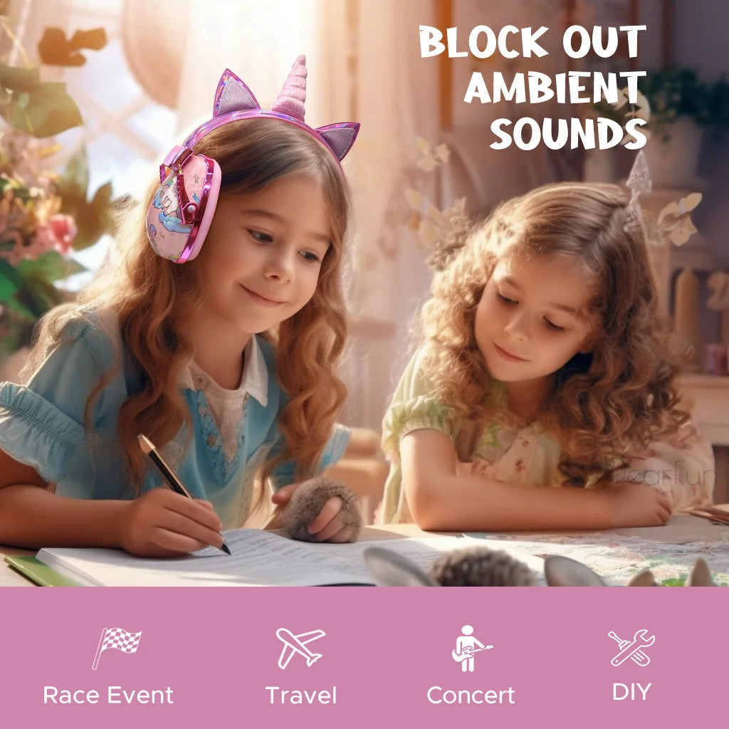 Kids Unicorn  Earmuffs & Dino Earmuffs